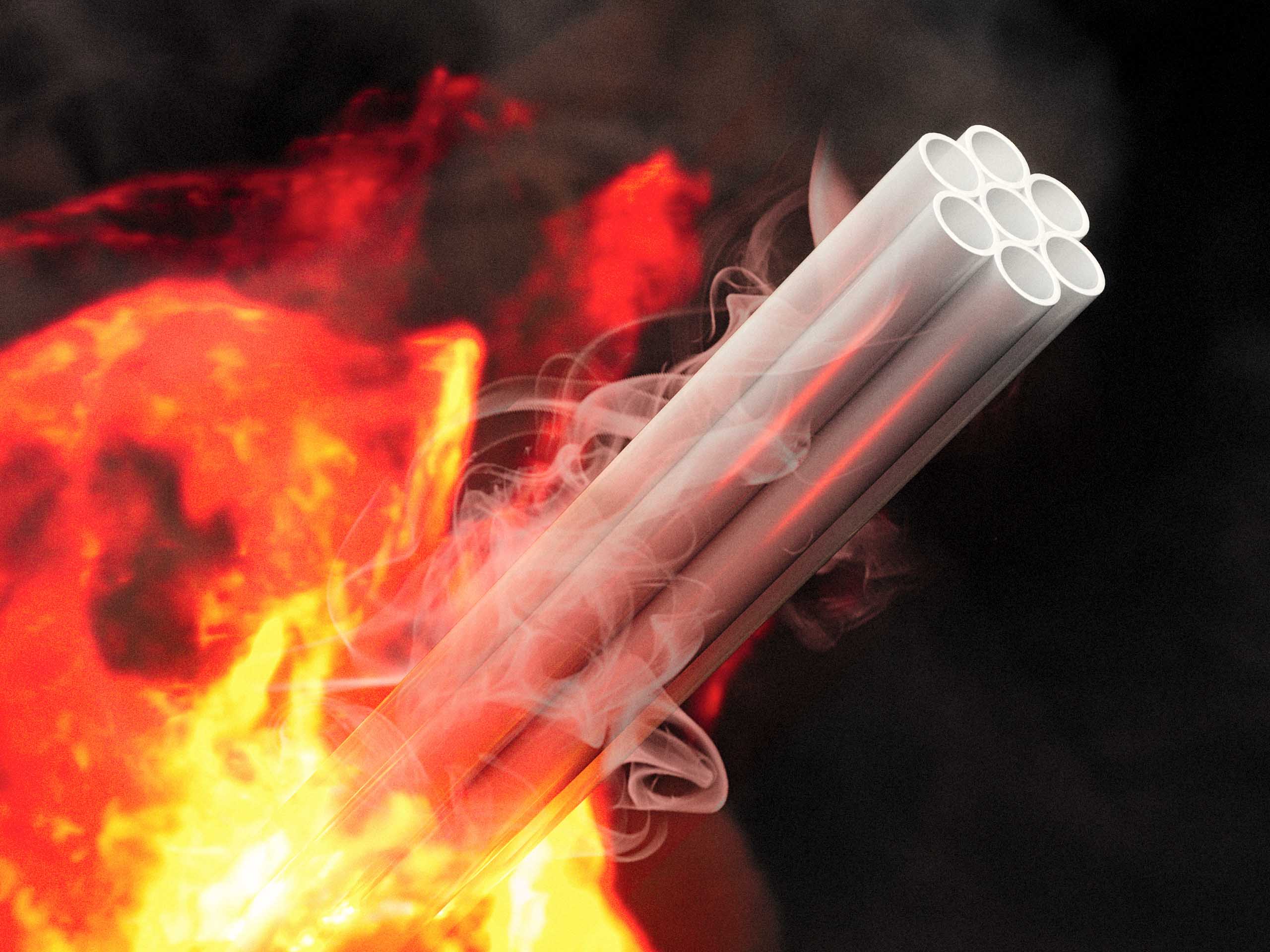 Fire-retardant honeycomb
